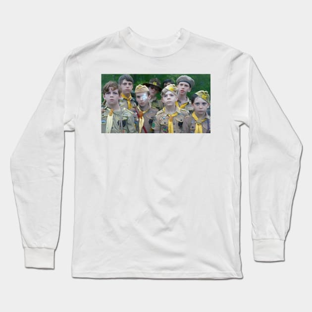 Khaki Scouts Troop 55 Long Sleeve T-Shirt by DesignDLW